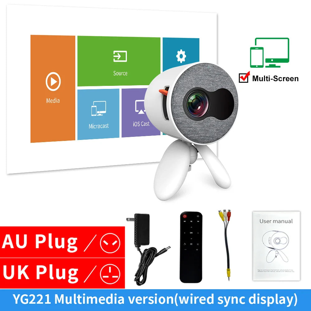 YG220 Mini Pocket Projector