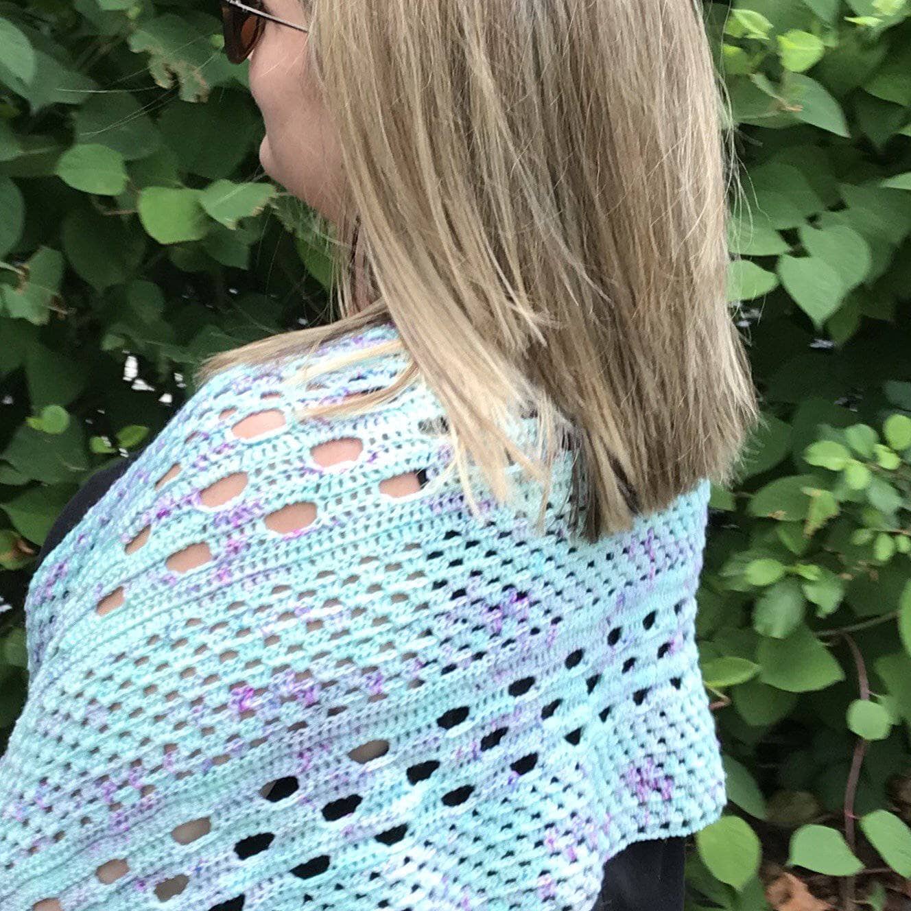 Streamside Merino Wool Shawl Crochet Kit