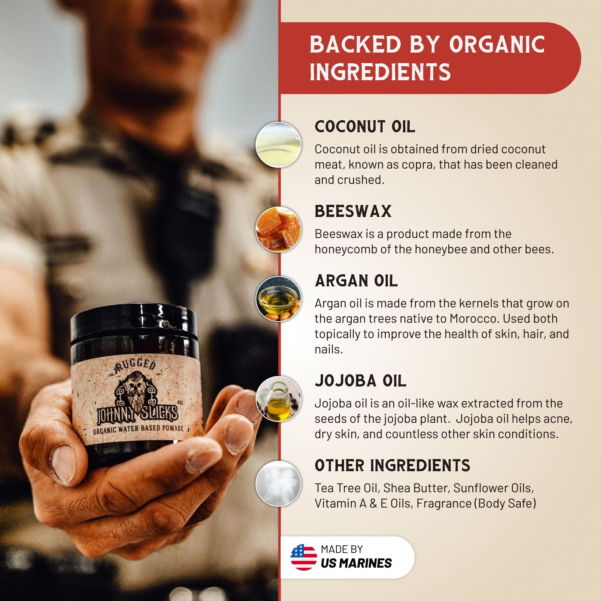 Organic Water Pomade
