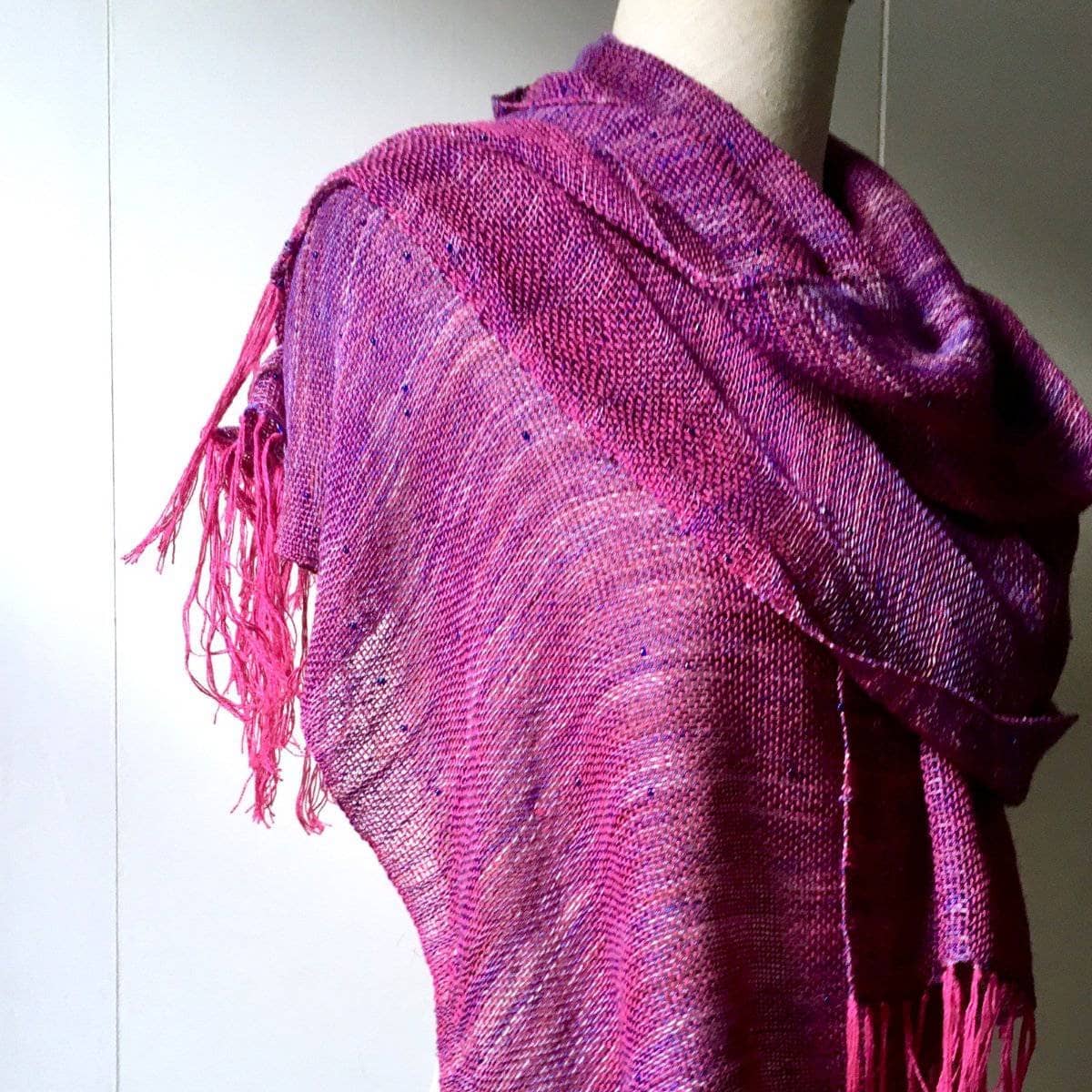 Celestial Silk Beaded Shawl Weaving Pattern