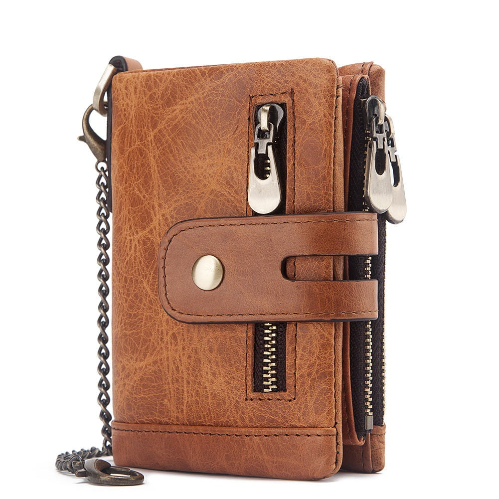 European and American first-layer kraft card bag men&