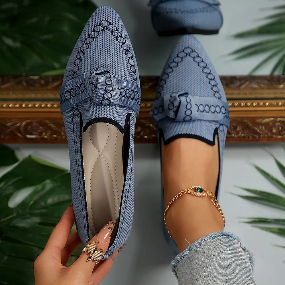 Flat sole single shoe women&