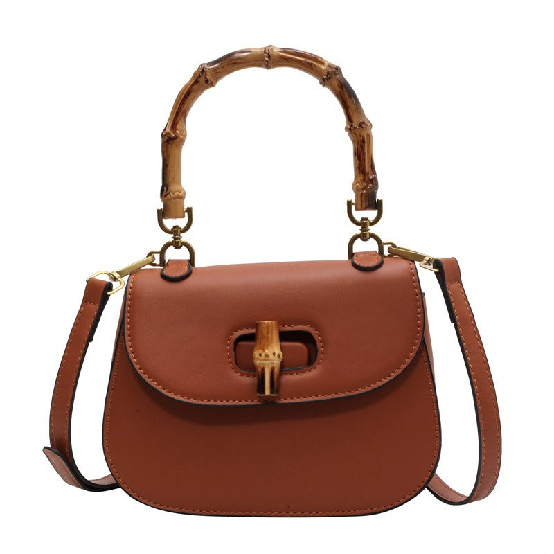Handheld bamboo bag women&