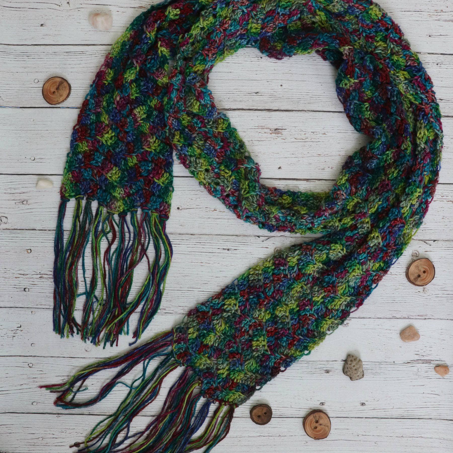 Headlands Crochet Scarf Pattern