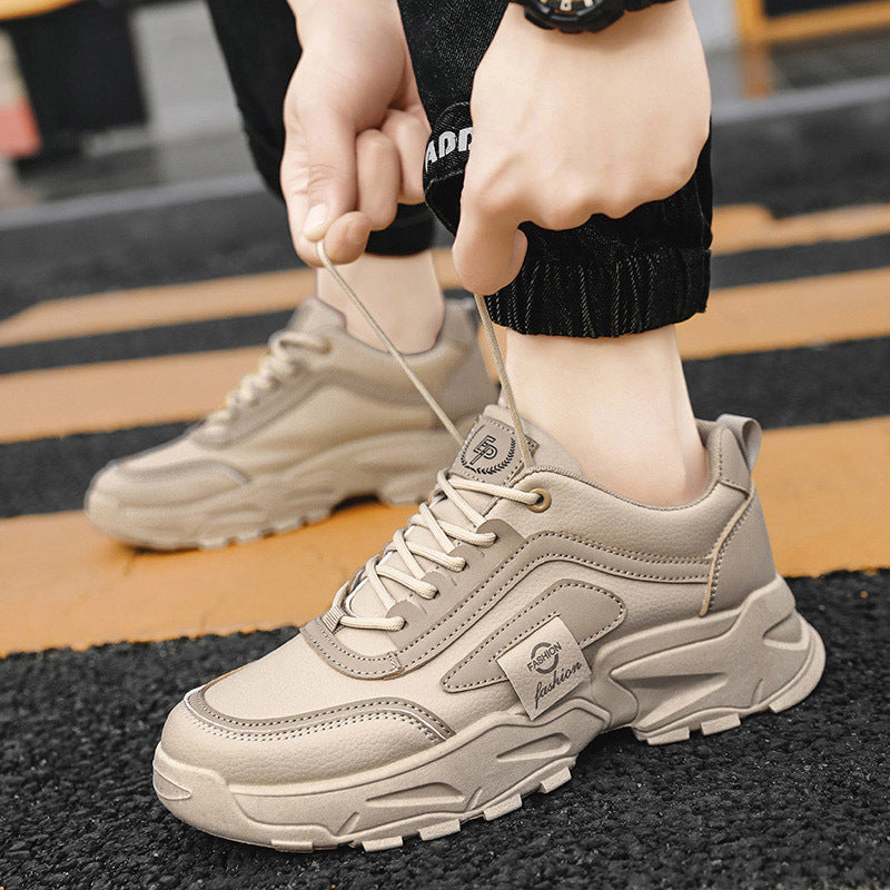 Labor protection shoes, wear-resistant shoes, sports and leisure outdoor hiking leather shoes, men&
