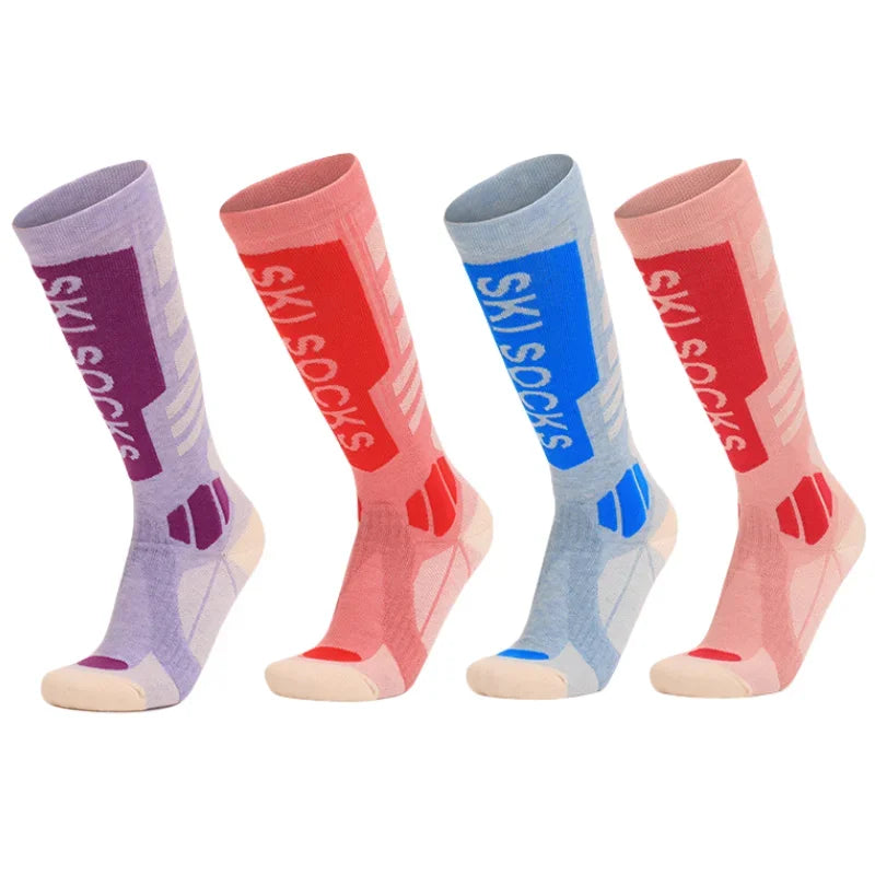 Merino wool skiing socks women&