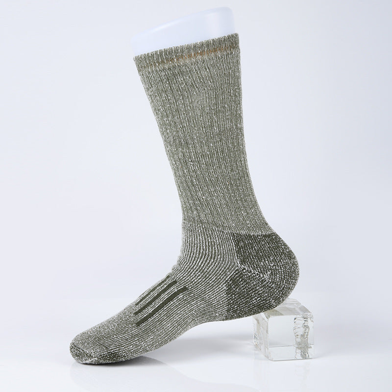Merino wool socks hiking socks thickened warm anti slip breathable sports socks outdoor long socks for men and women