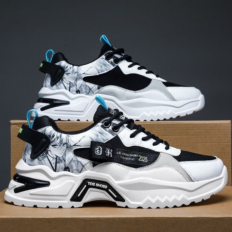 Mesh height increasing dad shoes, spring new styles for teenagers, internet celebrities, trendy men&