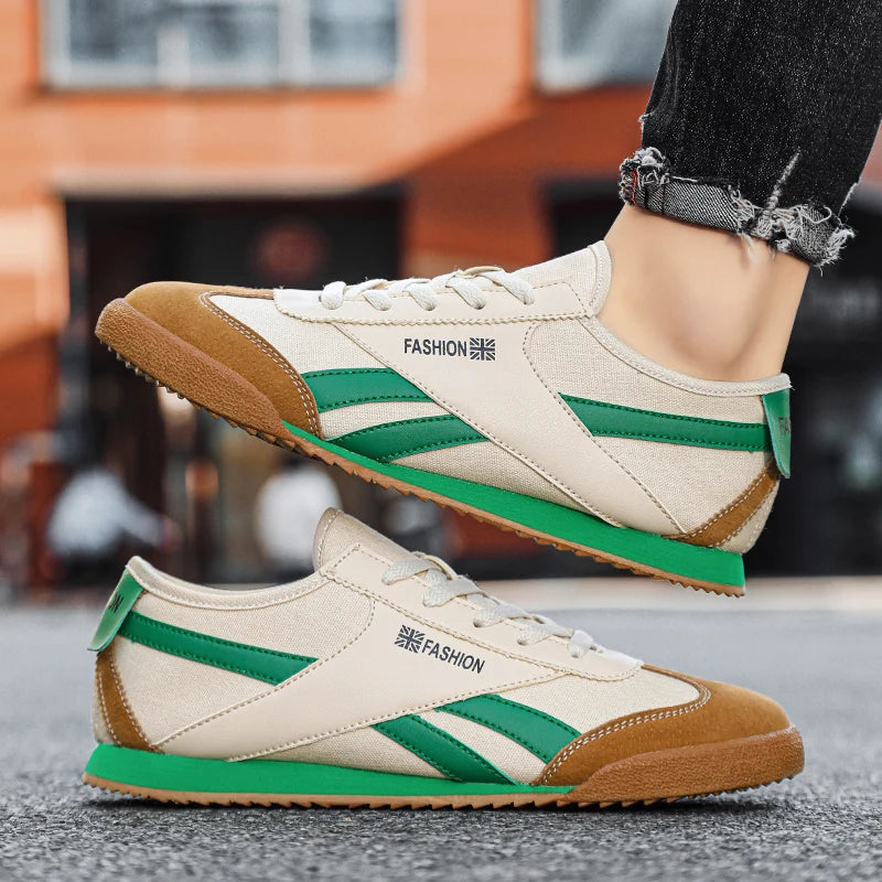 Original Yellow Canvas Shoes For Men Trend ow-cut Breathable Casual Running Sneakers Man Fashion Lightweight Men&