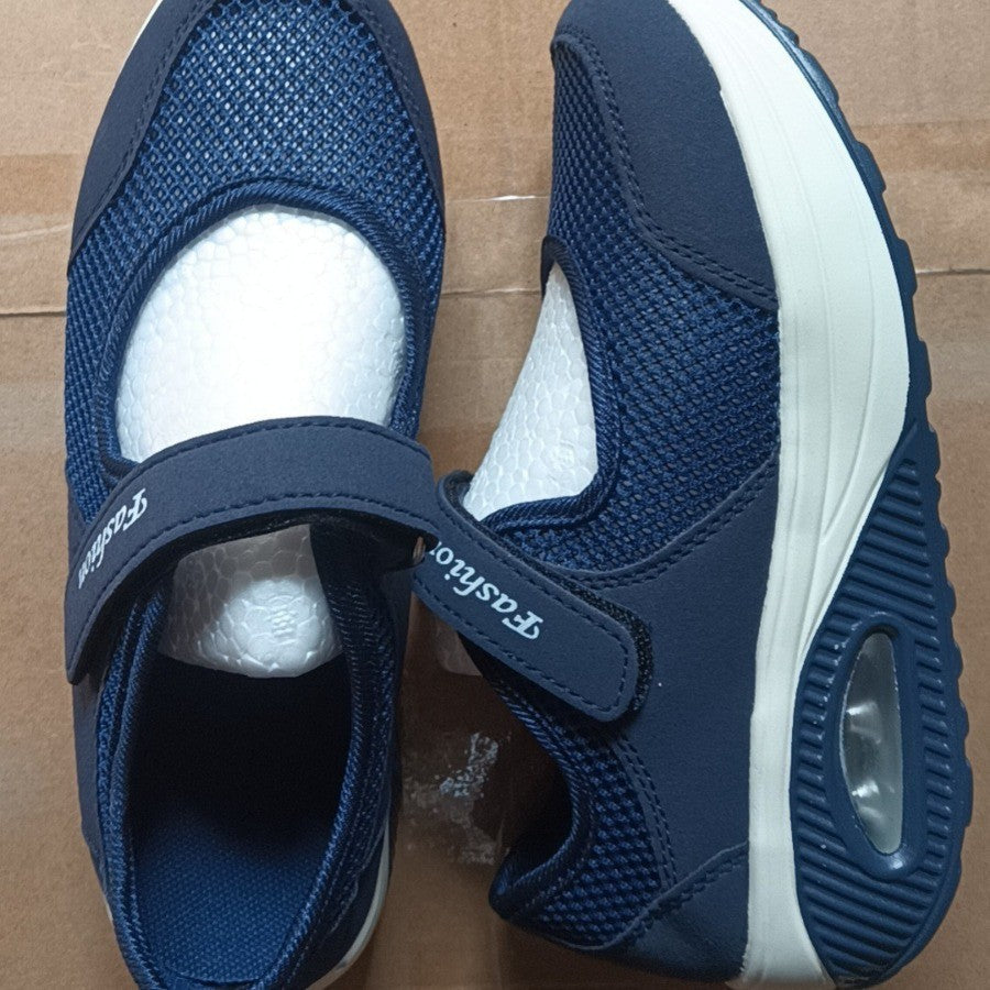 Outdoor large-size mesh shoes rocking shoes women&