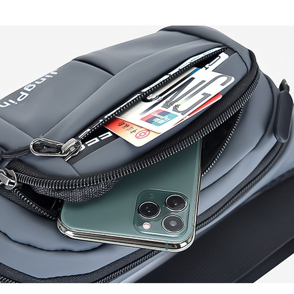 Outdoor Waist Bag Waterproof Waist Bum Bag Running Jogging Belt Pouch Zip Fanny Pack Mobile Phone Bag Oxford Cloth Chest Bag