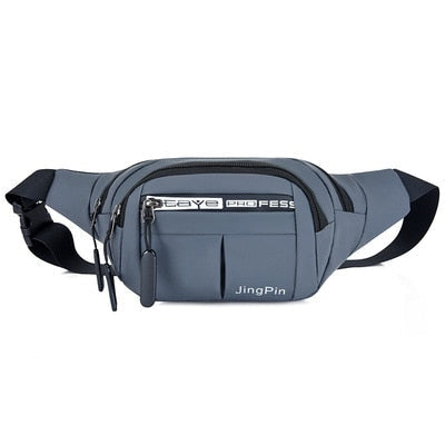 Outdoor Waist Bag Waterproof Waist Bum Bag Running Jogging Belt Pouch Zip Fanny Pack Mobile Phone Bag Oxford Cloth Chest Bag