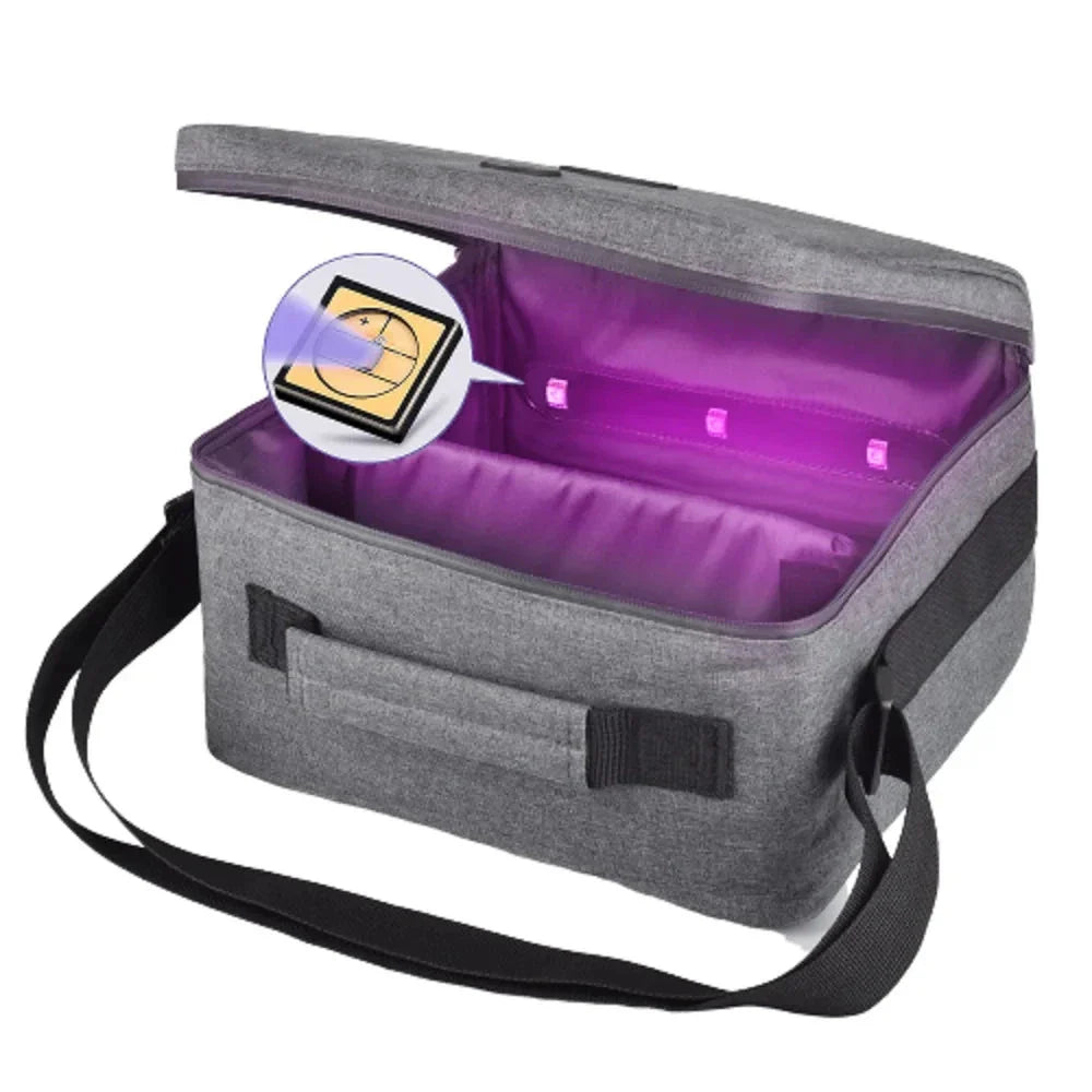 Portable UV Sterilizer Bag UV Disinfection Bag Cleaner For CPAP Tube Mask Shoes Bottle Underwear Clothes Home Use