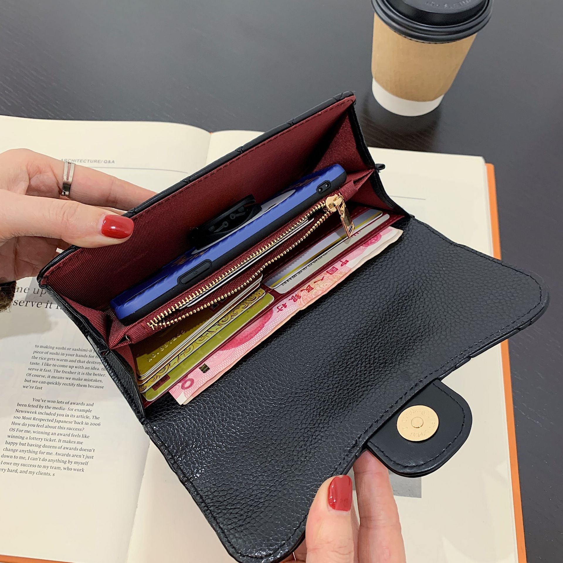 Small Fragrance Folding Wallet Women&
