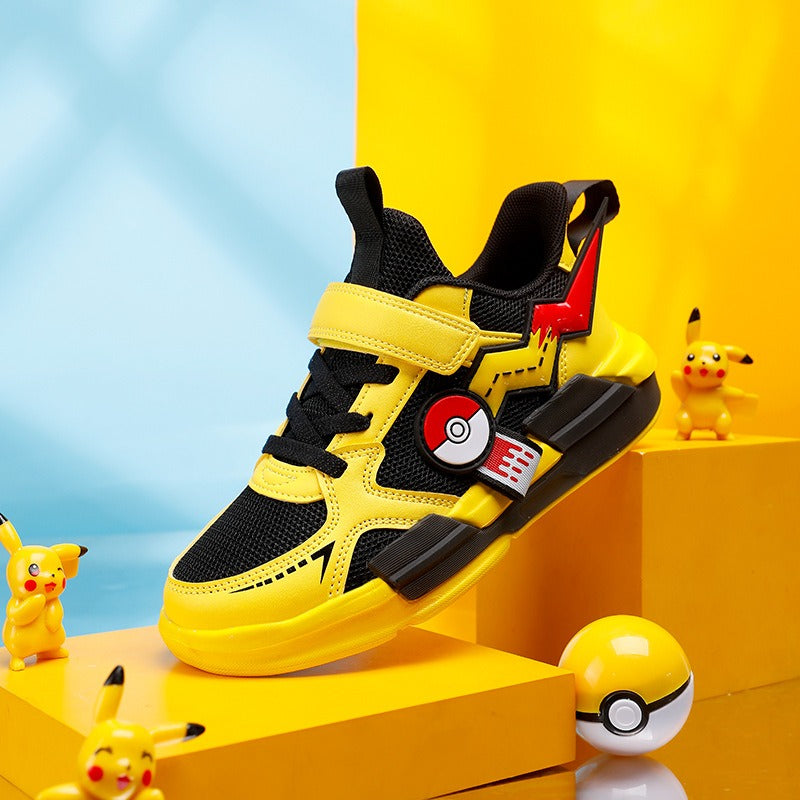 Sports shoes soft soled Pikachu boys&