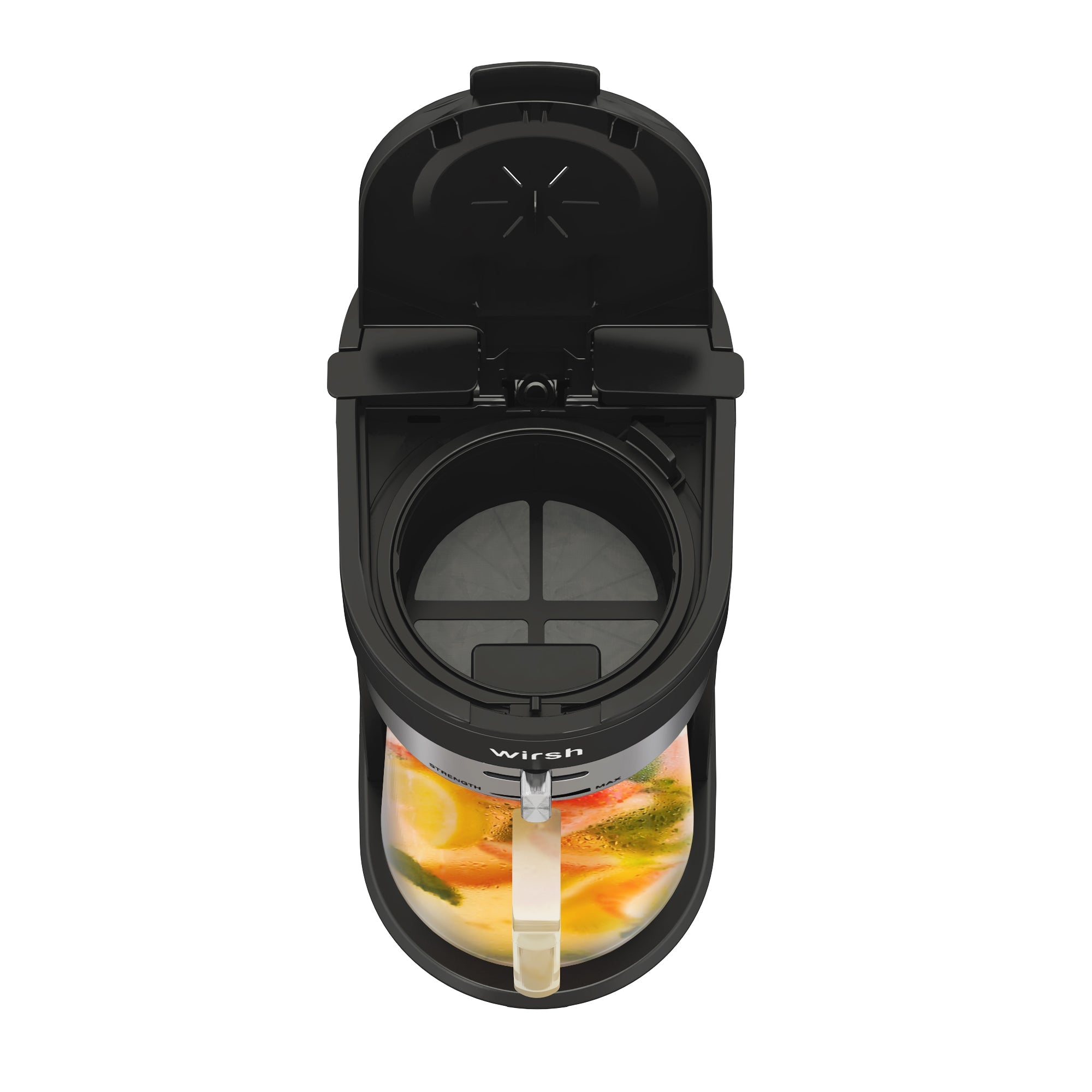 Wirsh Iced Coffee Maker, Iced Tea Maker with 85 Ounce Pitcher,Strength Control and Reusable Filter