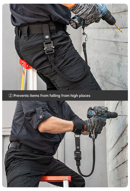 Func. tool rope, equip. tools, phone anti-loss hooks, bag &amp; pant dec. ropes