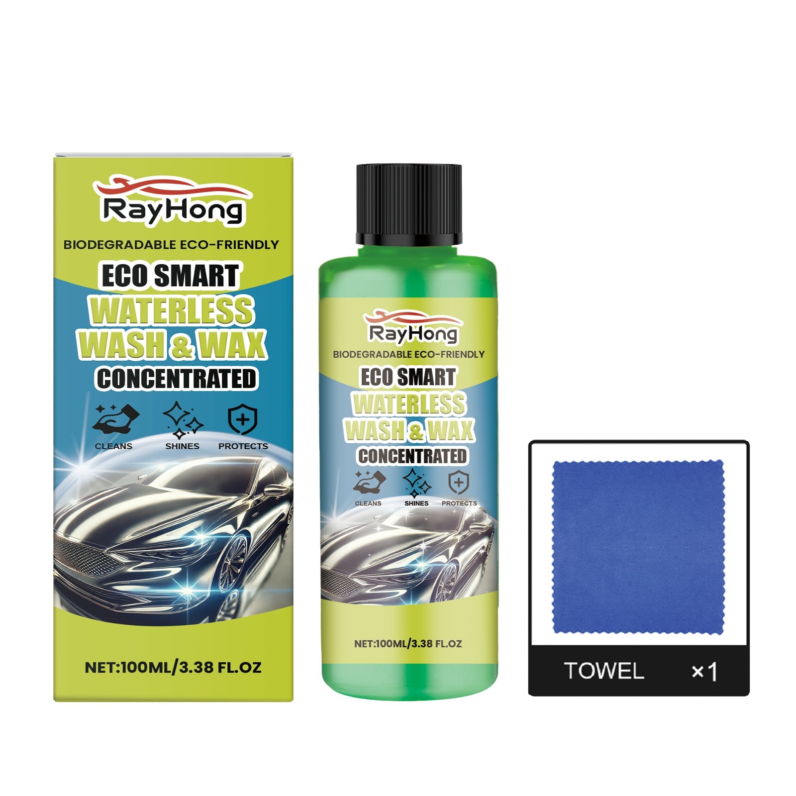 Waterless Car Wash Set