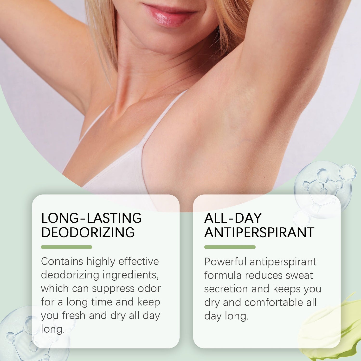 Deodorant For Long-Lasting Fragrance Fresh And Gentle Armpit Deodorant Refreshing And Anti-Sweat Armpit Deodorant