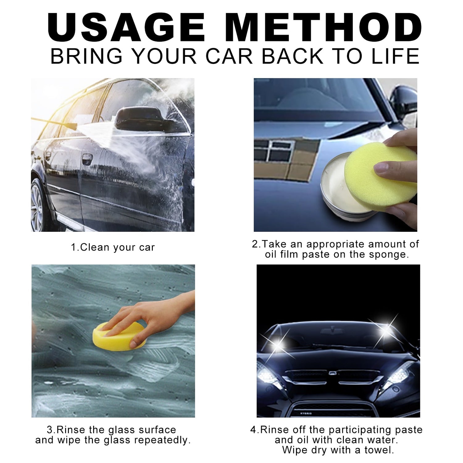 Car Windscreen Rain Mist Cleaner