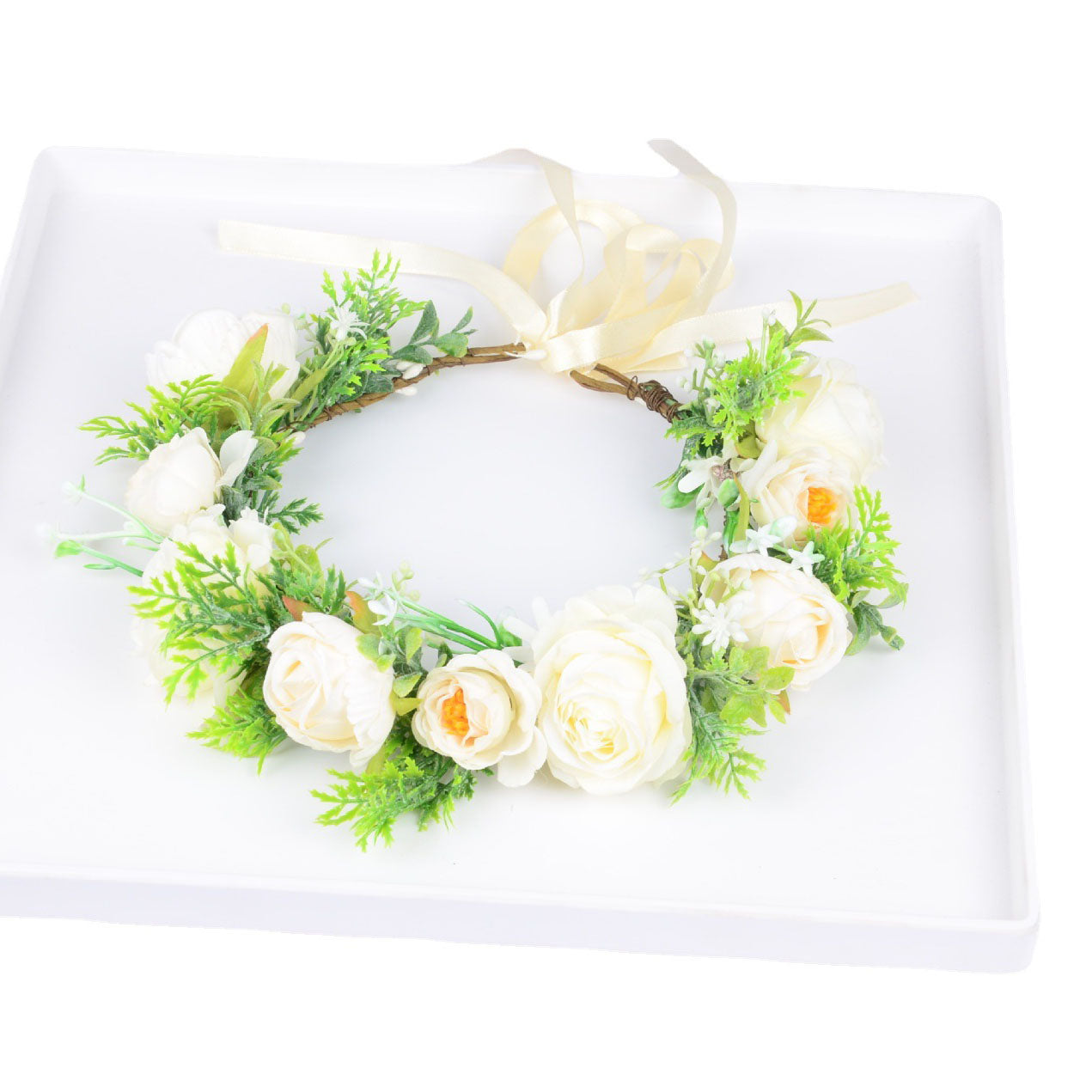 Hawaiian Wreath Bridal Fairy Simulation Starry Sky Flower Headwear Children&