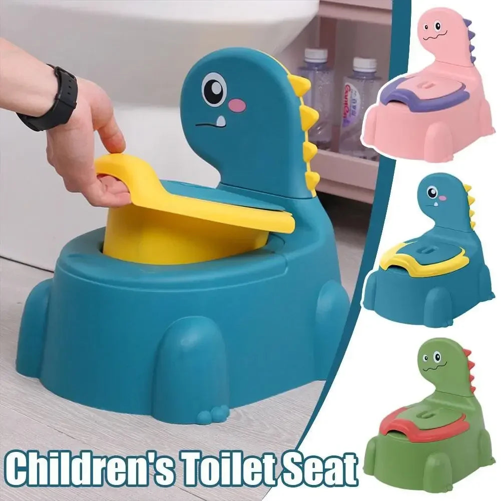 Baby Potty Toilet Training Seat Cartoon Dinosaur Thickening Children&