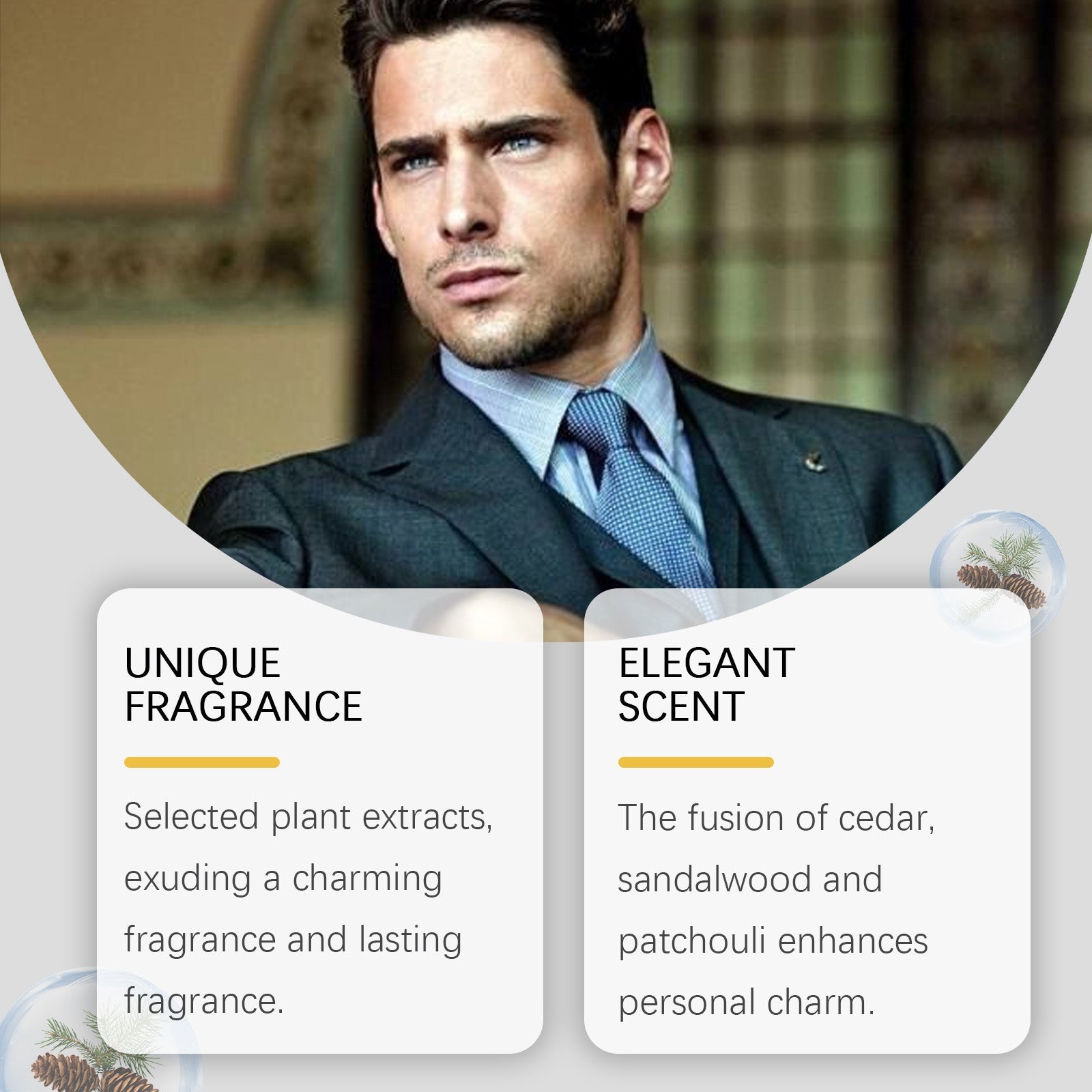 Cologne Luxury Eau De Toilette Light And Fresh Cologne Fragrance Lasting Fragrance Portable Dating Fragrance Perfume