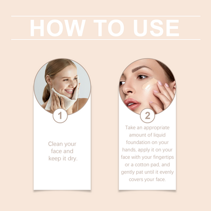 Moisturizing Concealer Foundation Light, Moisturizing, Brightening And Nourishing Skin Matte And Clear Oil Skin For Dry Skin