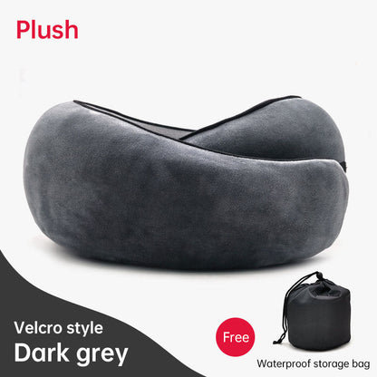 Memory Foam Neck Travel Pillow: Soft, 360° Head Support, for Home, Plane &amp; Car