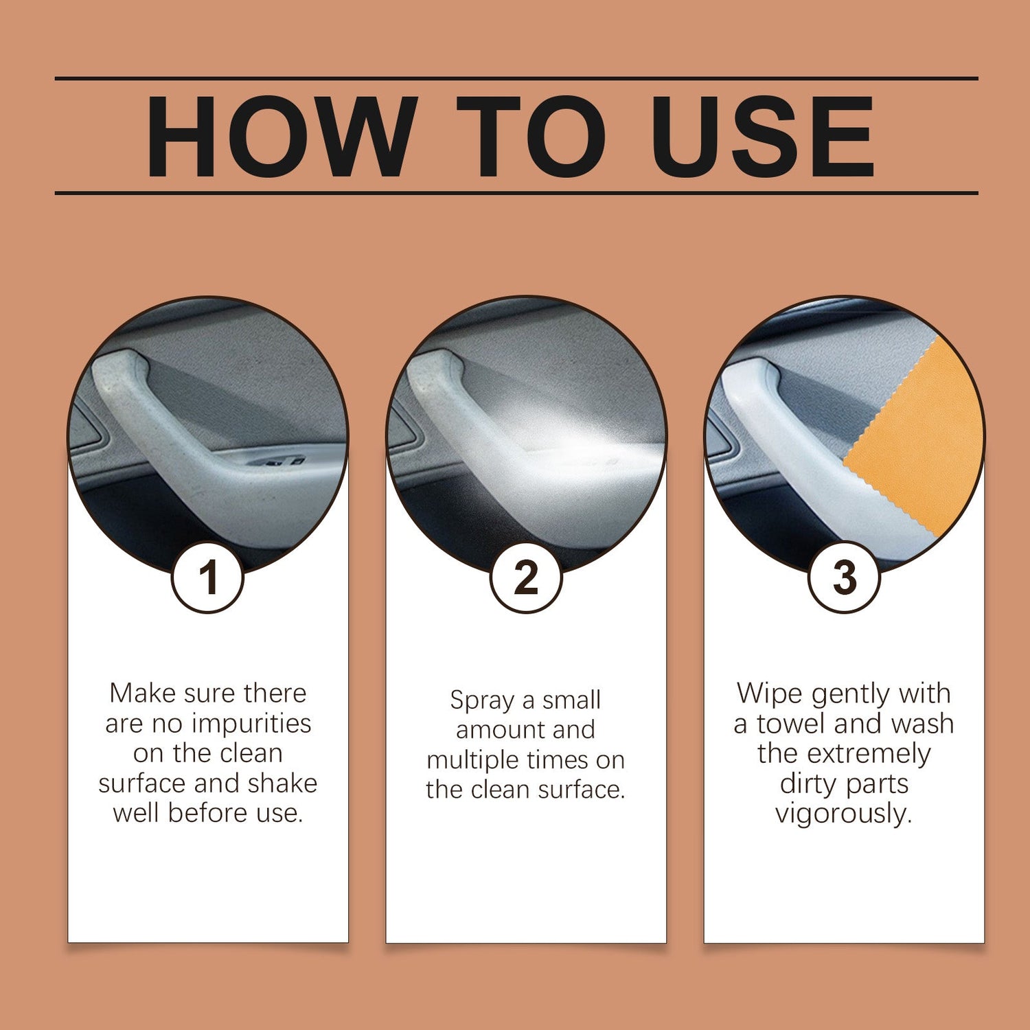 Car Leather Fabric Stain Cleaner