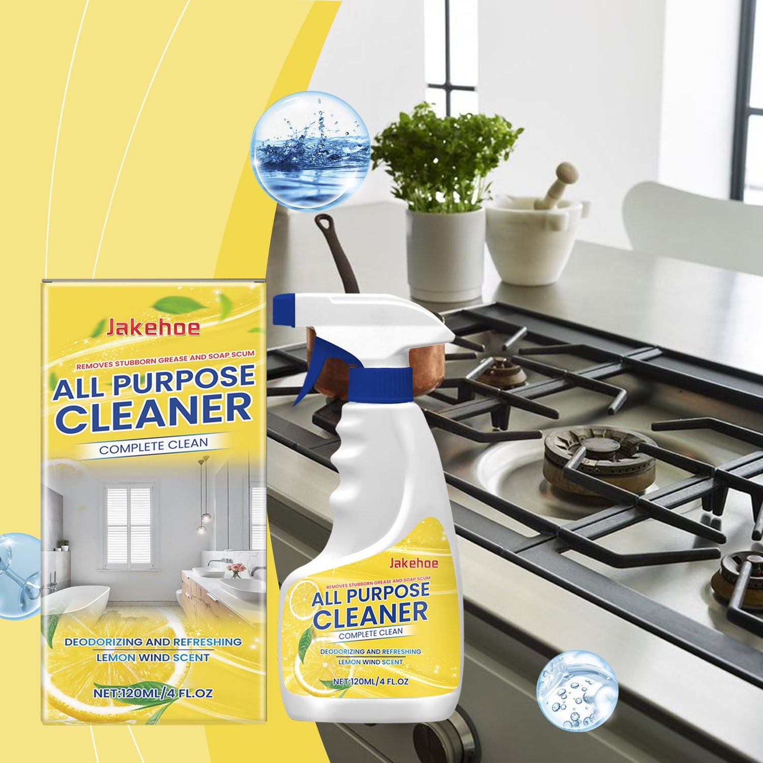 Kitchen Oil Floor Multi-Cleaner