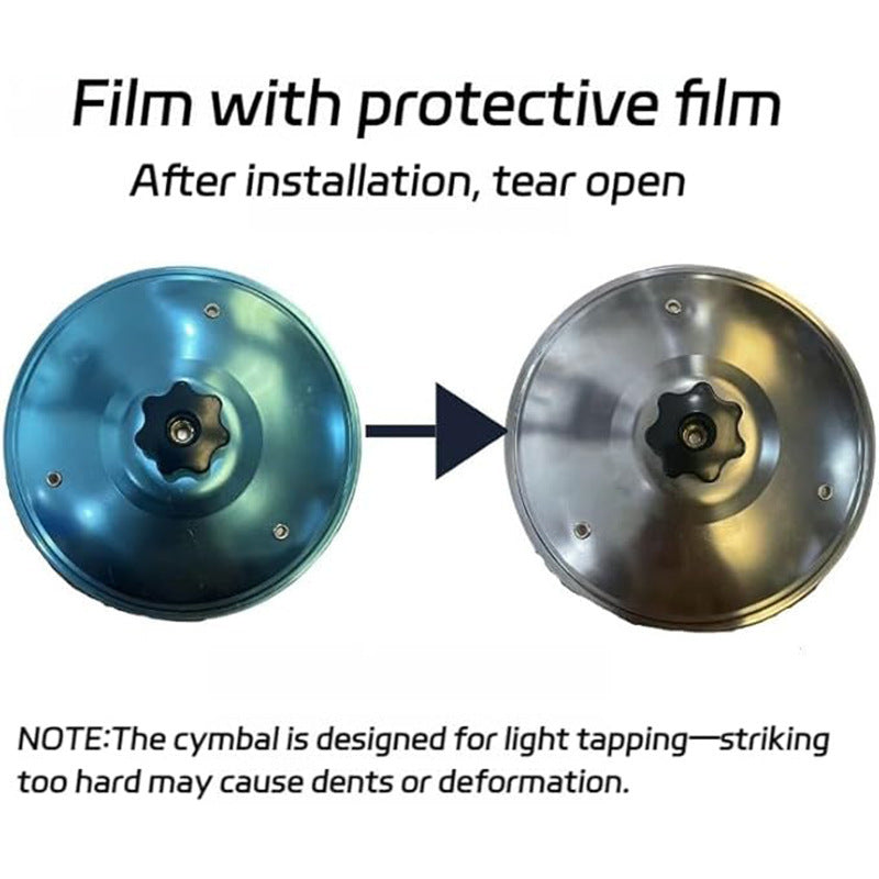 1/2pcs Car Collision Cymbals &amp; Ventilated Drums, Decorative Instruments