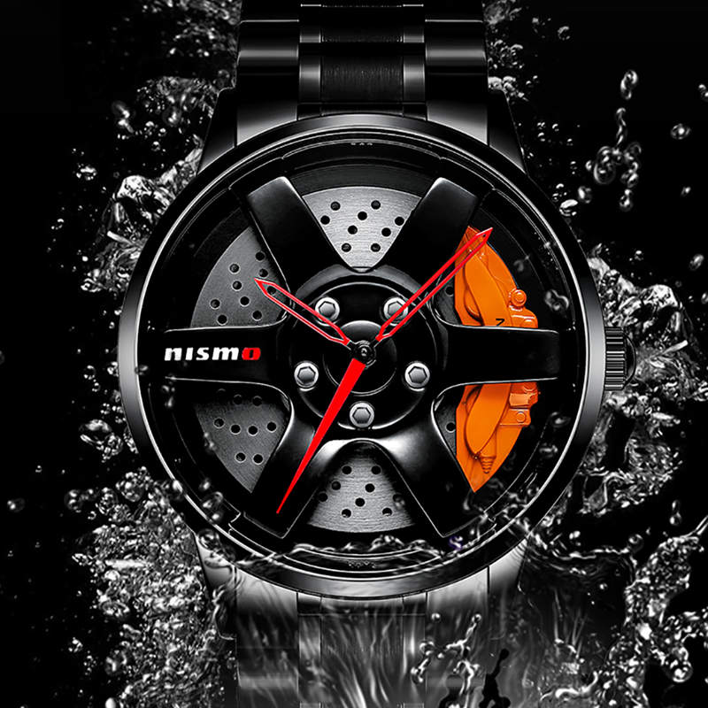 NIBOSI Wheel Rim Mens Watches Top Brand Luxury Sport Car Watch Men Fashion Waterproof Men&