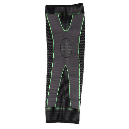 1PCS Mumian S33 Classic Black And Green Knitted Thermal Lengthen Sports Kneecaps