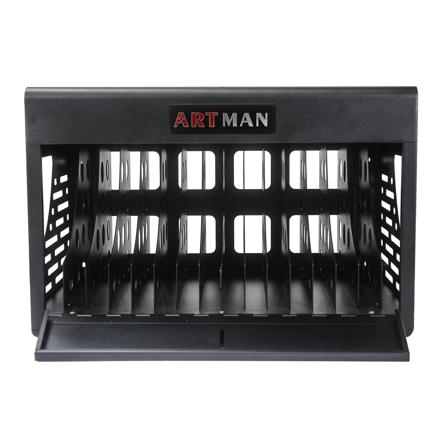 16 Bay Charging Cabinet for Laptop Chromebook Locking Charging Station-BLACK