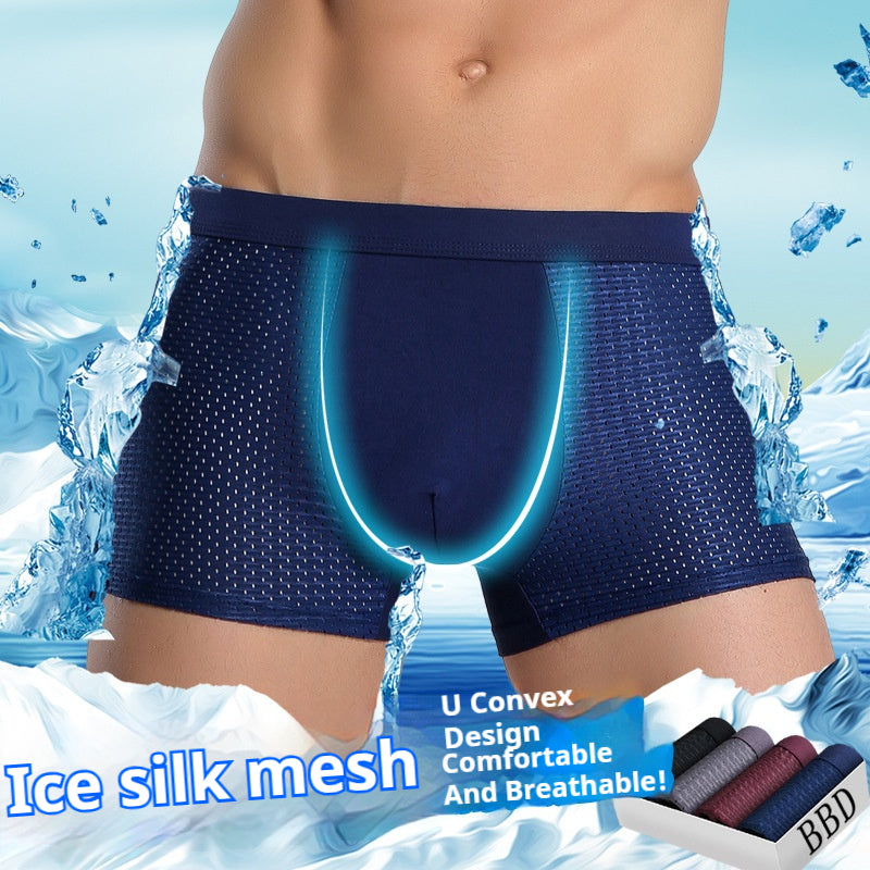 Cool Knitted Fabric Mesh Shorts Adult Men&