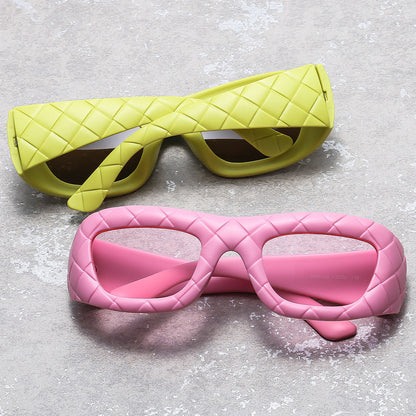 Weaving design frame, personalized fashion sunglasses, men&