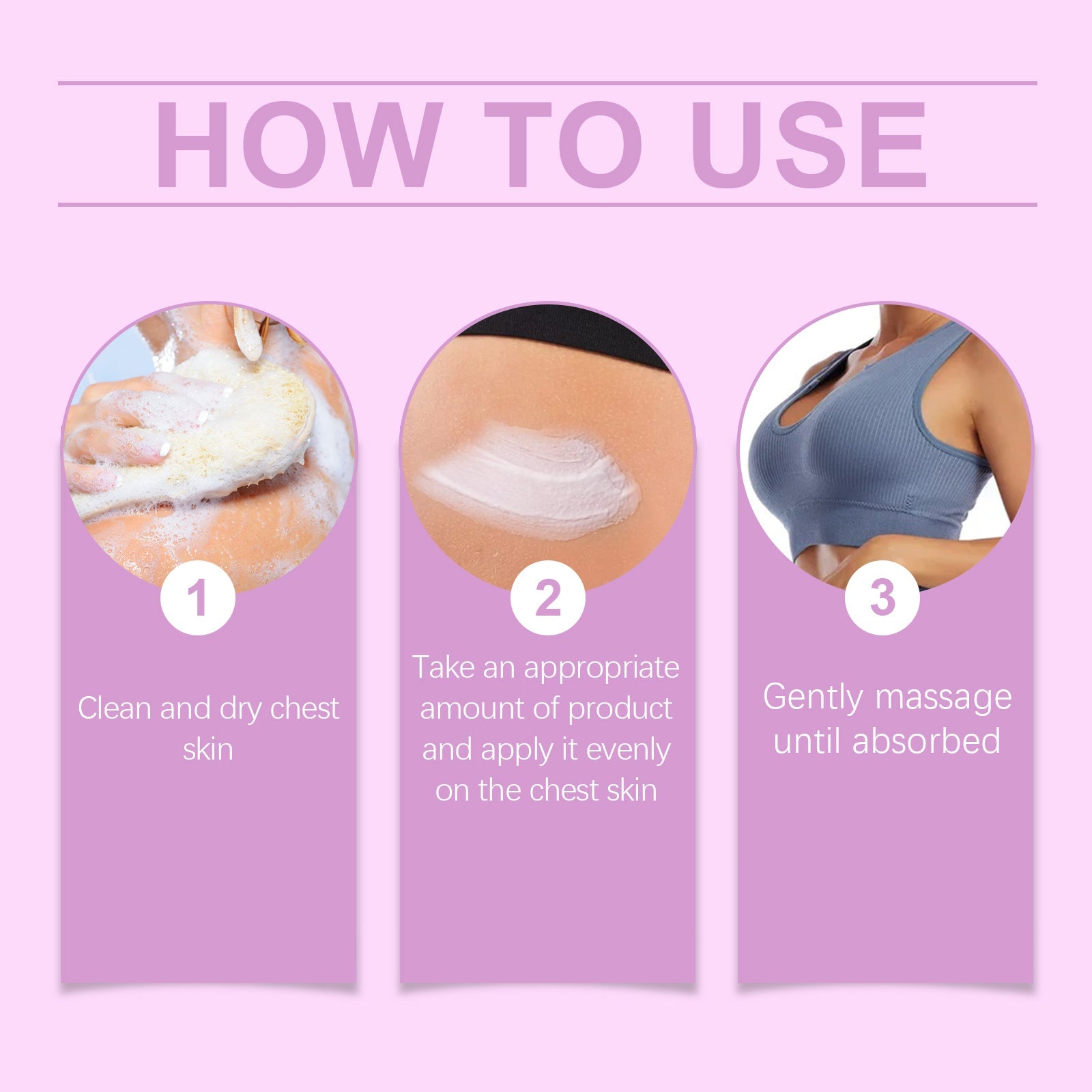 Oceaura Breast Firming Care Cream, Breast Firming And Firming Breast Skin Massage Nourishing And Lifting Cream