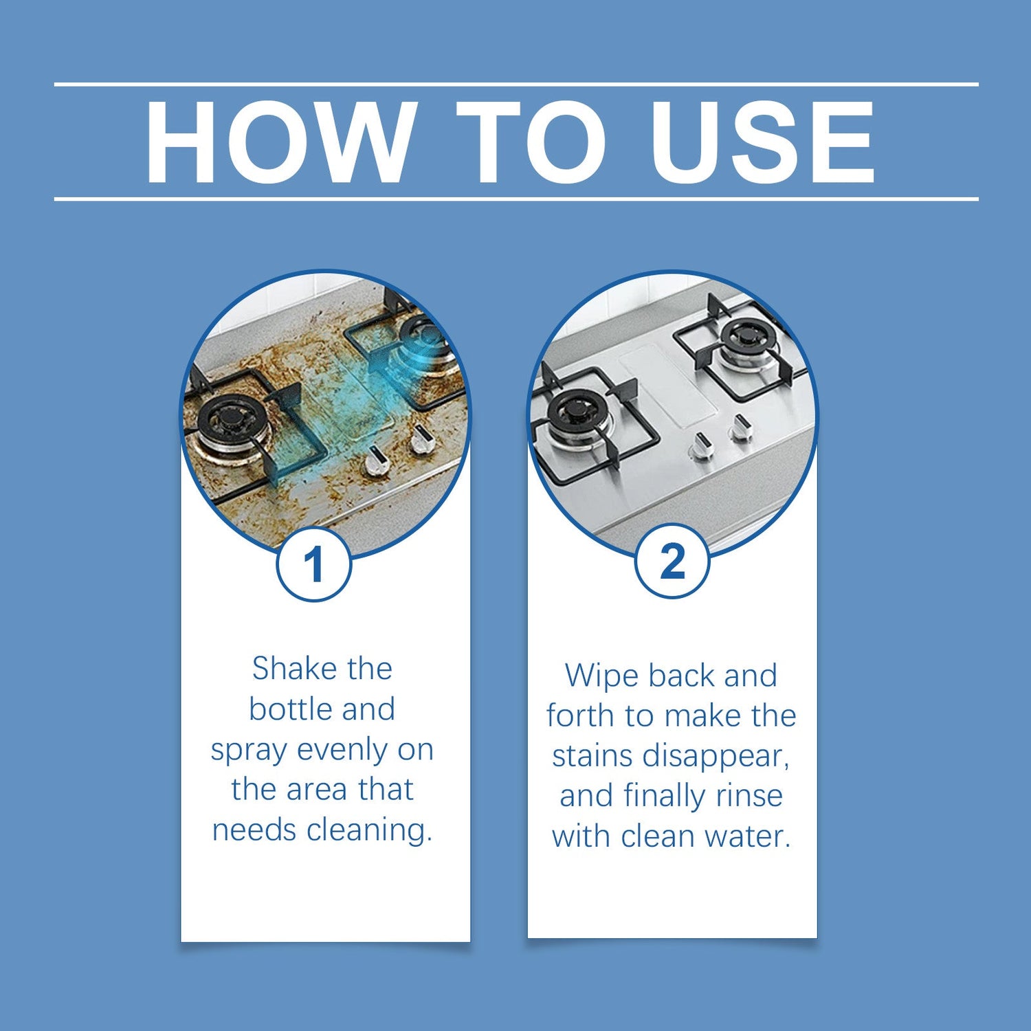 Cooktop Surface Odor Foam Cleaner