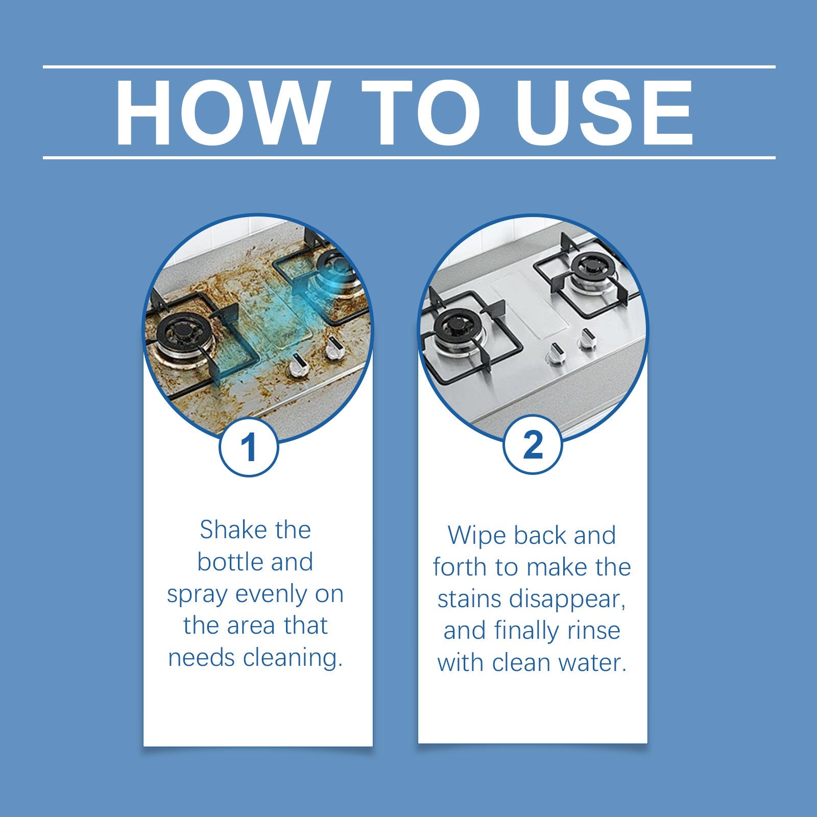 Cooktop Surface Odor Foam Cleaner