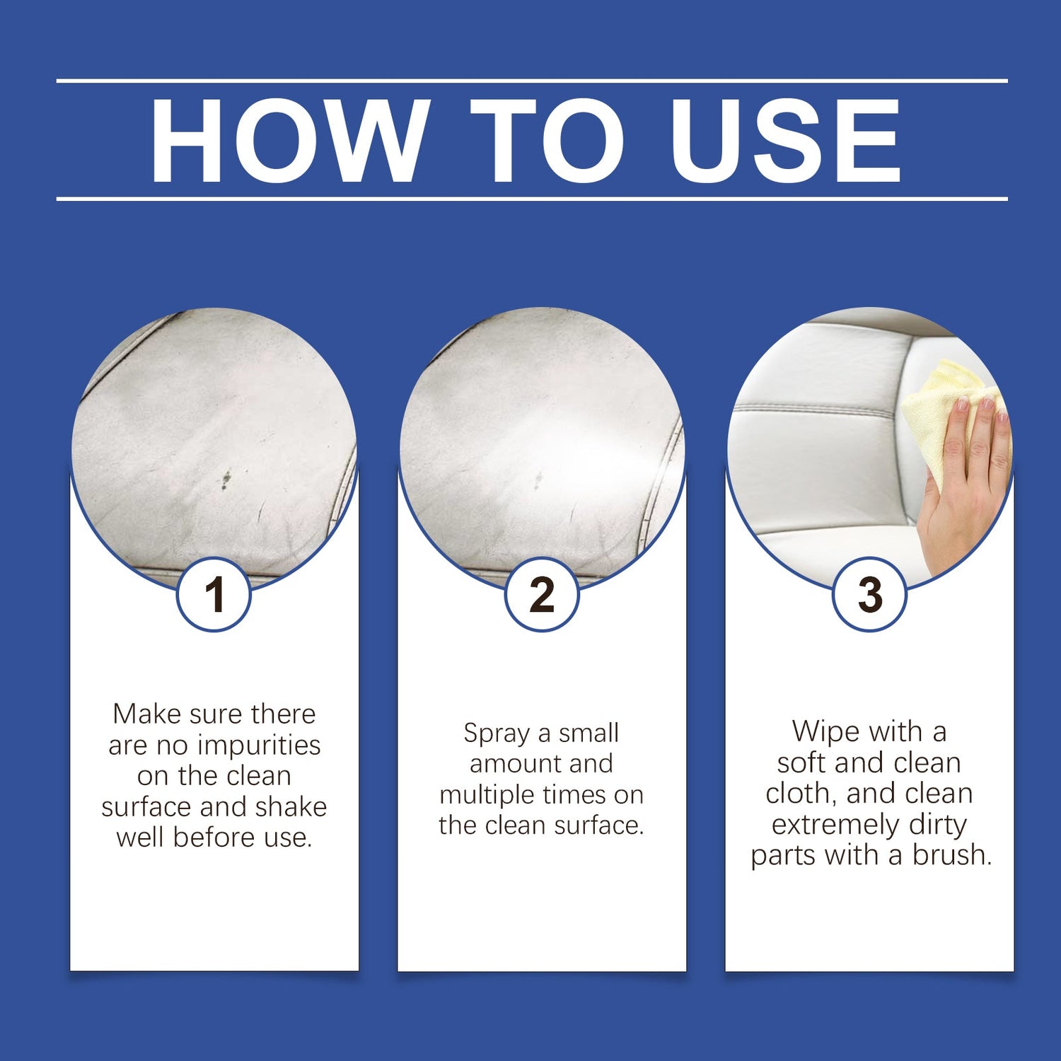 Car Interior Mousse Seat Cleaner