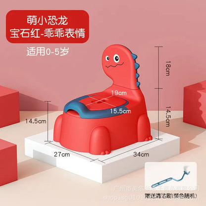 Baby Potty Toilet Training Seat Cartoon Dinosaur Thickening Children&