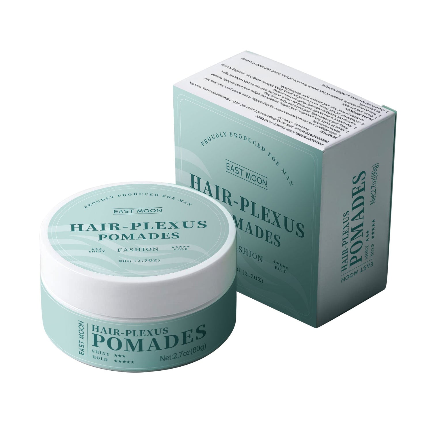 Hair-Plexus Pomades, Anti-Frizz Hair Care Moisturizing Shine Styling Gel Natural Volume