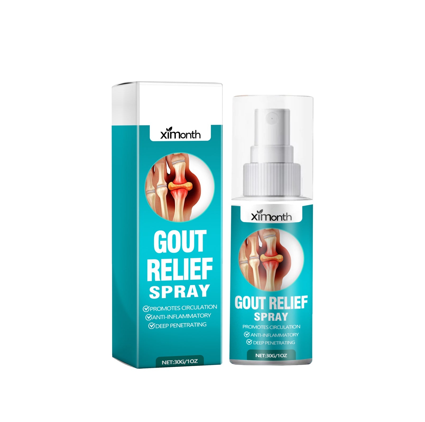 Gout Relief Spray, Relieve Lumbar Joint Muscle Knee Soreness Activating Muscles And Bone Health Care