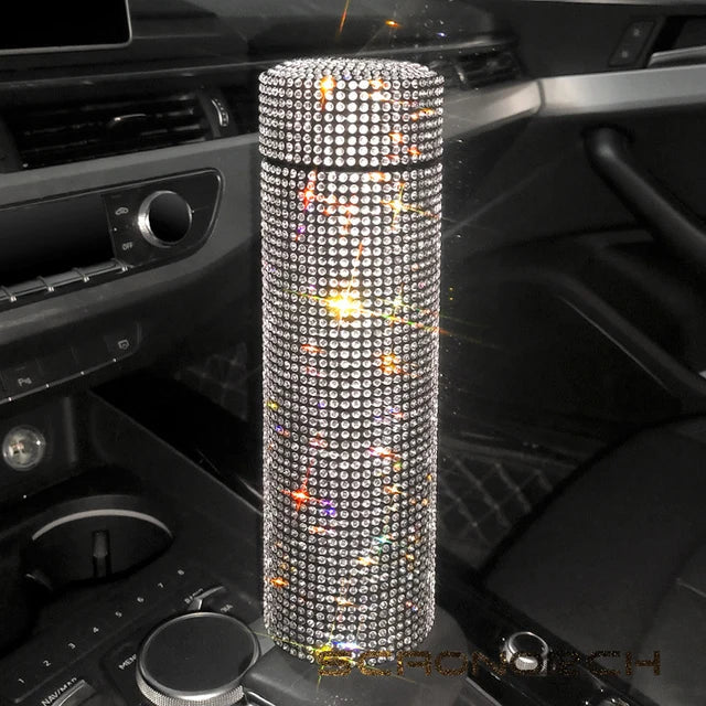 Rhinestone Insulated Travel Mug