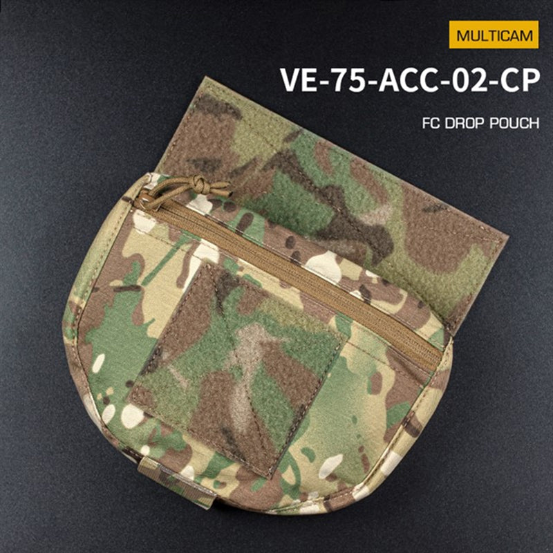 Tactical Hunting Vest with Drop Pouch, for Airsoft &amp; CS, Outdoor Sports