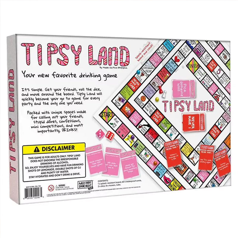 Tipsy Land Drinking Games: Interactive game for adult girls&