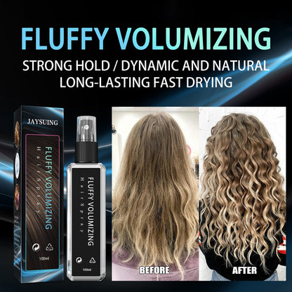 Hair Styling Spray Moisturizing Styling Fragrance Lasting Curly Hair Styling Dry Gel Hairspray Hair Fluffy Gel Water 100ml