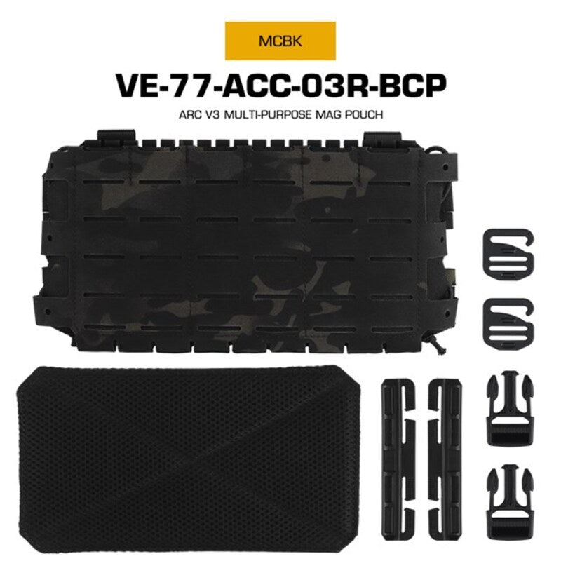 Tactical ARC V3 Molle Mag Pouch for M4/AR15, laser-cut, for hunting &amp; airsoft.