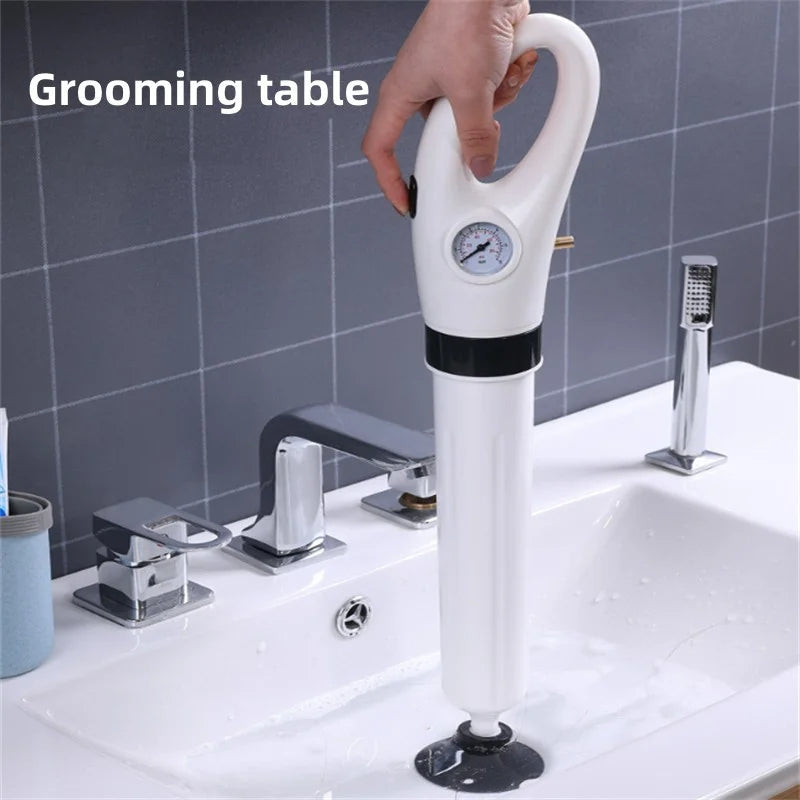 Toilet Dredge Sewer Household Artifact WC Pipeline Blockage Tool Suction High Pressure Pneumatic Pipe Dredger Unblocker